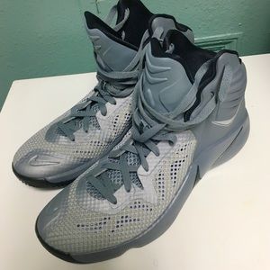 Nike zoom gray high tops NWOB